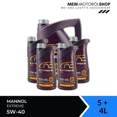 Mannol Extreme 5W-40 5 + 4 Liter