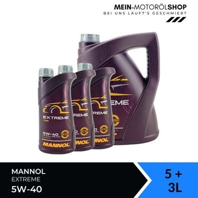 Mannol Extreme 5W-40 5 + 3 Liter