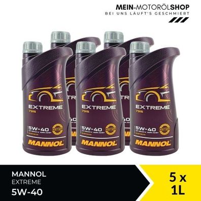 Mannol Extreme 5W-40 5x1 Liter