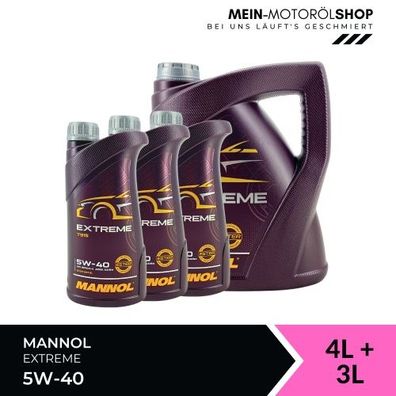 Mannol Extreme 5W-40 4 + 3 Liter