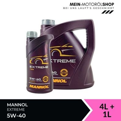 Mannol Extreme 5W-40 4 + 1 Liter