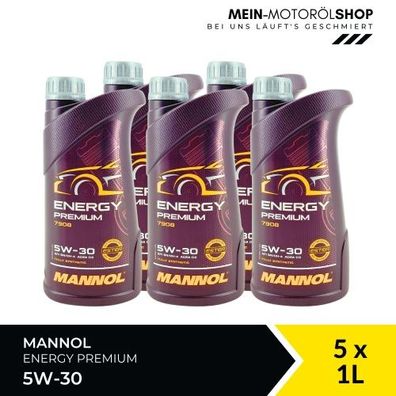 Mannol Energy Premium 5W-30 5x1 Liter