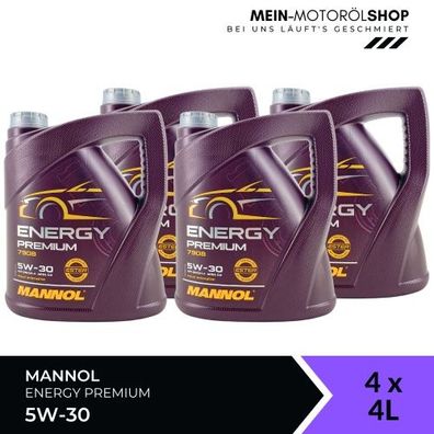 Mannol Energy Premium 5W-30 4x4 Liter