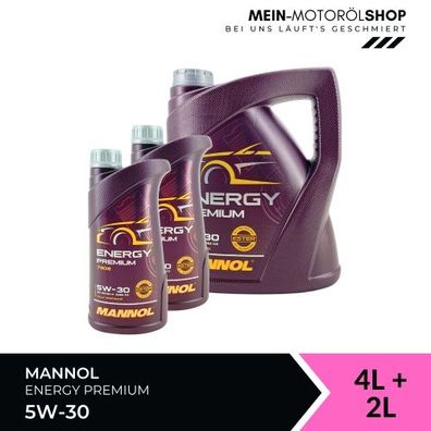 Mannol Energy Premium 5W-30 4 + 2 Liter