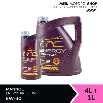 Mannol Energy Premium 5W-30 4 + 1 Liter