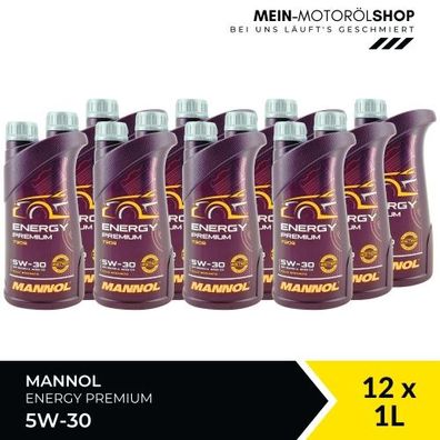 Mannol Energy Premium 5W-30 12x1 Liter