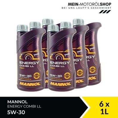 Mannol Energy Combi LL 5W-30 6x1 Liter