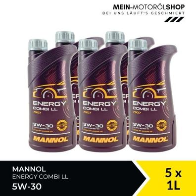 Mannol Energy Combi LL 5W-30 5x1 Liter