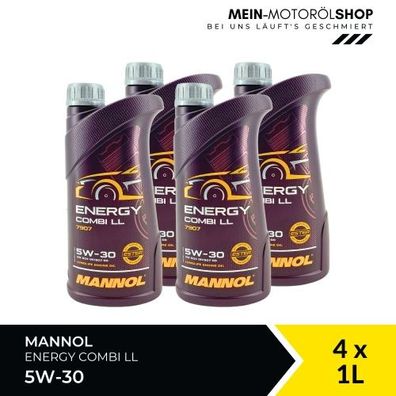 Mannol Energy Combi LL 5W-30 4x1 Liter