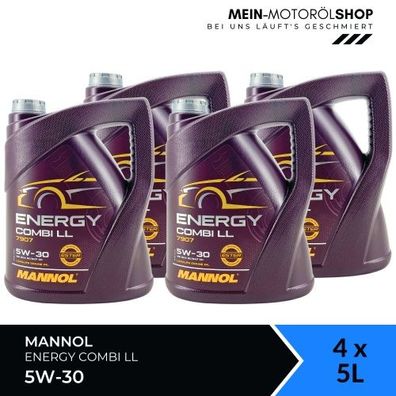 Mannol Energy Combi LL 5W-30 4x5 Liter