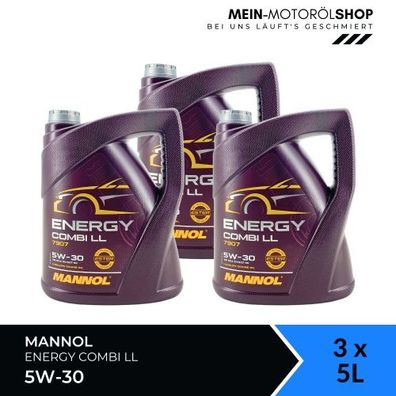 Mannol Energy Combi LL 5W-30 3x5 Liter