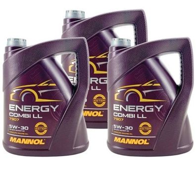 Mannol Energy Combi LL 5W-30 3x5 Liter