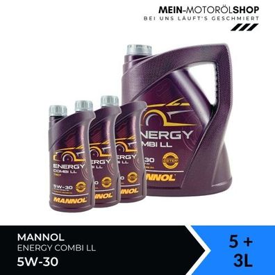 Mannol Energy Combi LL 5W-30 5 + 3 Liter