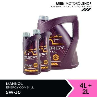 Mannol Energy Combi LL 5W-30 4 + 2 Liter