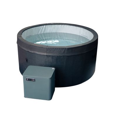 NetSpa Ice Whirlpool halbstarr rund Eisbad für 4 Personen mit 5 kW Wärmepumpe