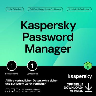 Kaspersky Password Manager 1-Jahr #KEY (ESD)