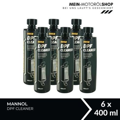 Mannol DPF Cleaner Diesel-Kraftstoffadditiv 6x400 ML