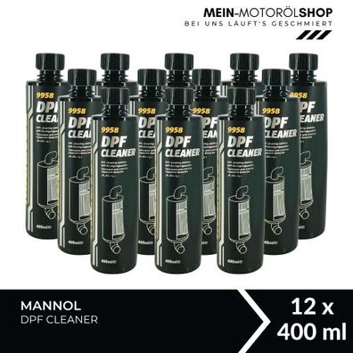 Mannol DPF Cleaner Diesel-Kraftstoffadditiv 12x400 ML