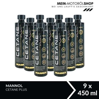 Mannol Cetane Plus Dieseladditiv 9x450 ML