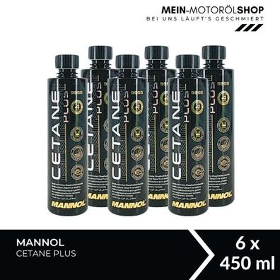 Mannol Cetane Plus Dieseladditiv 6x450 ML