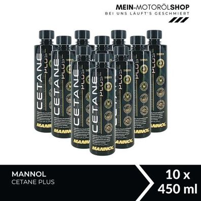 Mannol Cetane Plus Dieseladditiv 10x450 ML