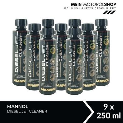 Mannol Diesel Jet Cleaner Einspritzdüsenreiniger 9x250 ML