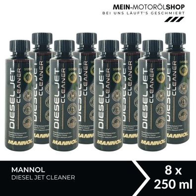 Mannol Diesel Jet Cleaner Einspritzdüsenreiniger 8x250 ML