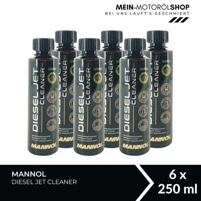 Mannol Diesel Jet Cleaner Einspritzdüsenreiniger 6x250 ML