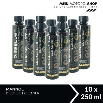 Mannol Diesel Jet Cleaner Einspritzdüsenreiniger 10x250 ML