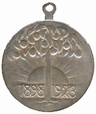 Medaille 1923 25. Regierungsjubiläum der Königin Wilhelmina