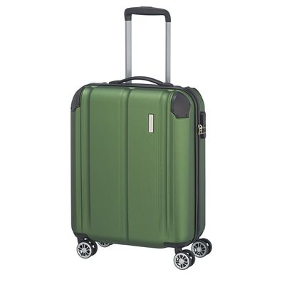 Travelite City 4w Trolley S 073047, grün, Unisex