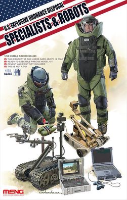 MENG-Model 1:35 HS-003 U.S. explosive ordnance disposal special