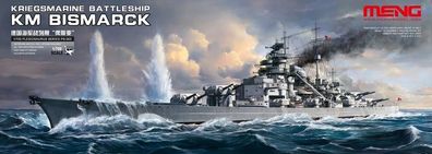 MENG-Model 1:700 PS-003 Kriegsmarine Battleship KM Bismarck