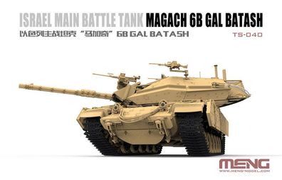 MENG-Model 1:35 TS-040 Israel Main Battle Tank Magach 6B GAL BATASH
