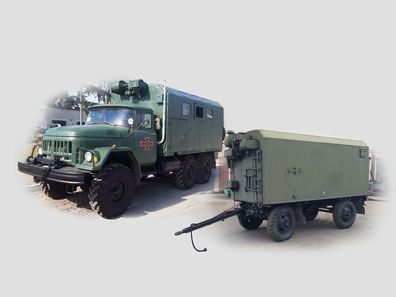 ICM 1:72 72817 ZiL-131, Truck with trailer Armed Forces of Ukraine