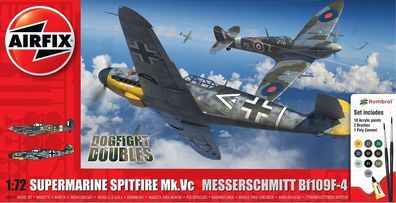 Airfix 1:72 Supermarine Spitfire Mk. Vc vs Bf109F-4 Dogfight Double