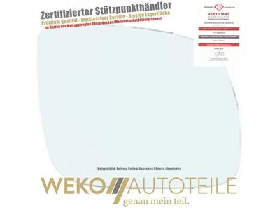 Spiegelglas, Außenspiegel links Diederichs 2245026 für VW