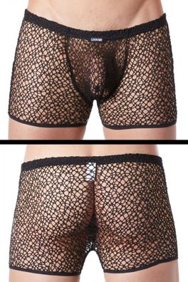 schwarze Netz Boxer Short Fetish 810-67 von Look Me