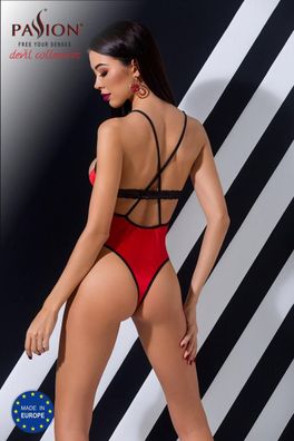 roter Stringbody PA595315 von Passion Devil Collection