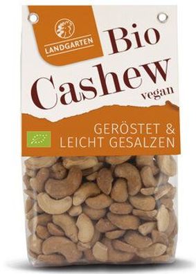 Landgarten 6x Bio Cashews geröstet & gesalzen 160g 160g