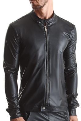 Herren Jacke RMGiorgio001 schwarz von Regnes Fetish Planet