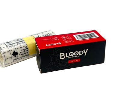 Bloody Protection Film 10cm x 2m - Tattoo verschließen INKgrafiX® protective DE