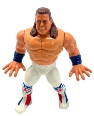 Bulldog DAVEY BOY - HASBRO WWF Action - Wrestler WWE WCW - INKgrafiX TOYS A80