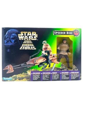 Speeder BIKE in Box - MISB - 1996 - Luke Endor - STAR WARS Neu- INKgrafiX TOYS A