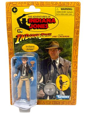 Indiana JONES Figur Retro der letzte Kreuzzug - HASBRO - NEU - INKgrafiX TOYS TN