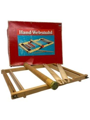 Hand Webstuhl Webrahmen komplett 1960 - INKgrafiX TOYS A156