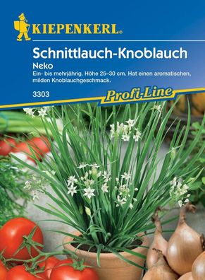 Schnittlauch-Knoblauch Neko, ein bis mehrjährig, aromatisch mild im