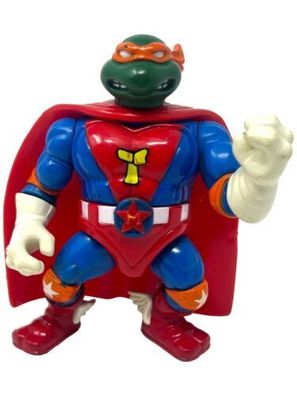 SUPER MIKE - Mutant Turtles Action Figure Playmates 1993 TMNT INKgrafiX Toys A7