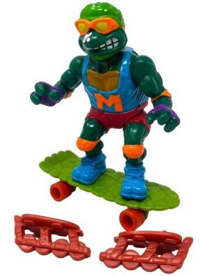 Skateboardin MIKE komplett Mutant Turtles Playmates 1991 TMNT INKgrafiX Toys A6