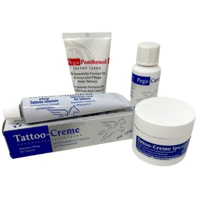 285,43€/ L) Tattoocreme Set 4x Pegasus von INKgrafiX® - Creme Tattoo Piercing DE